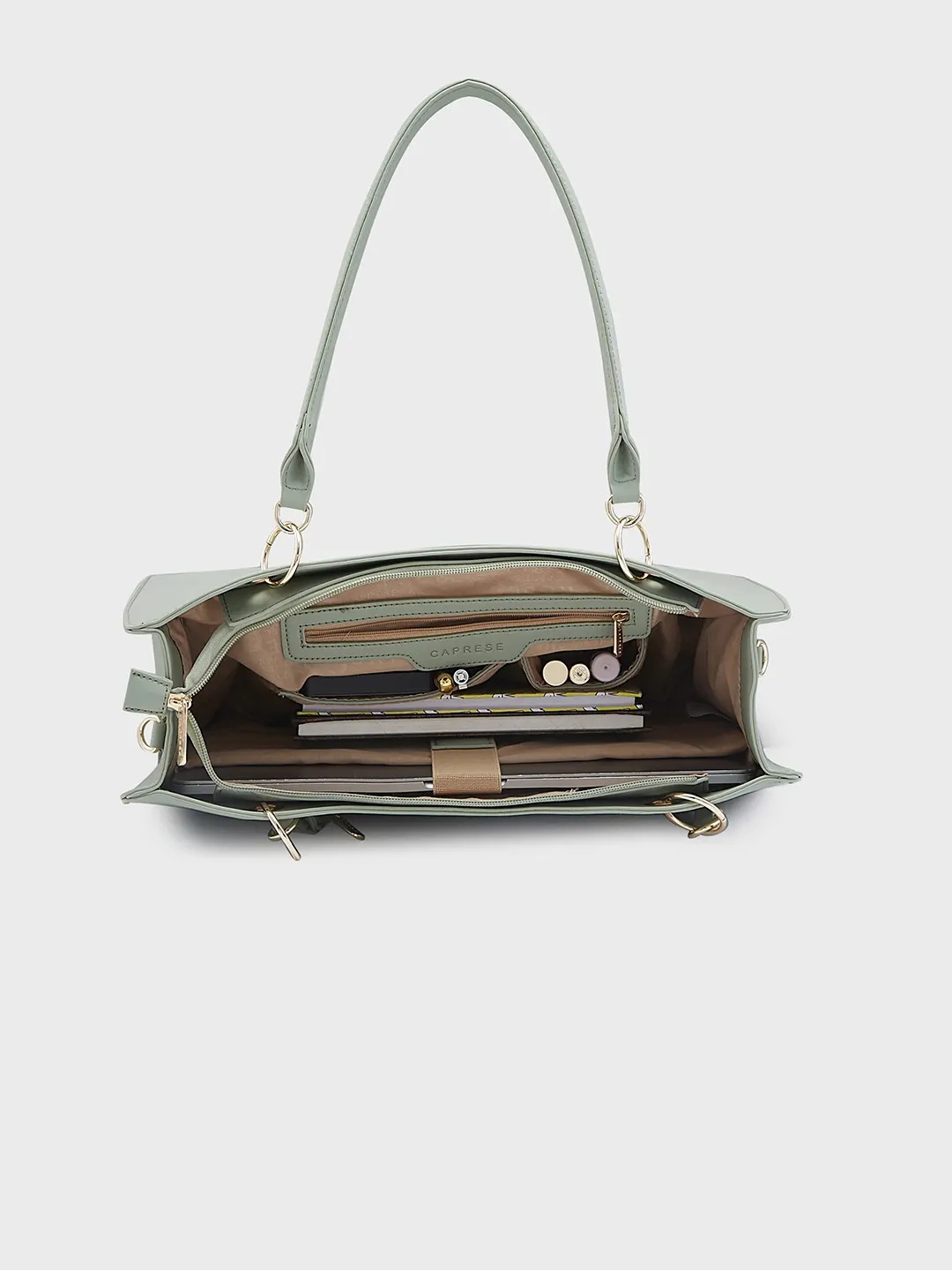 Caprese Capri Large Mint Laptop Satchel - Image 11