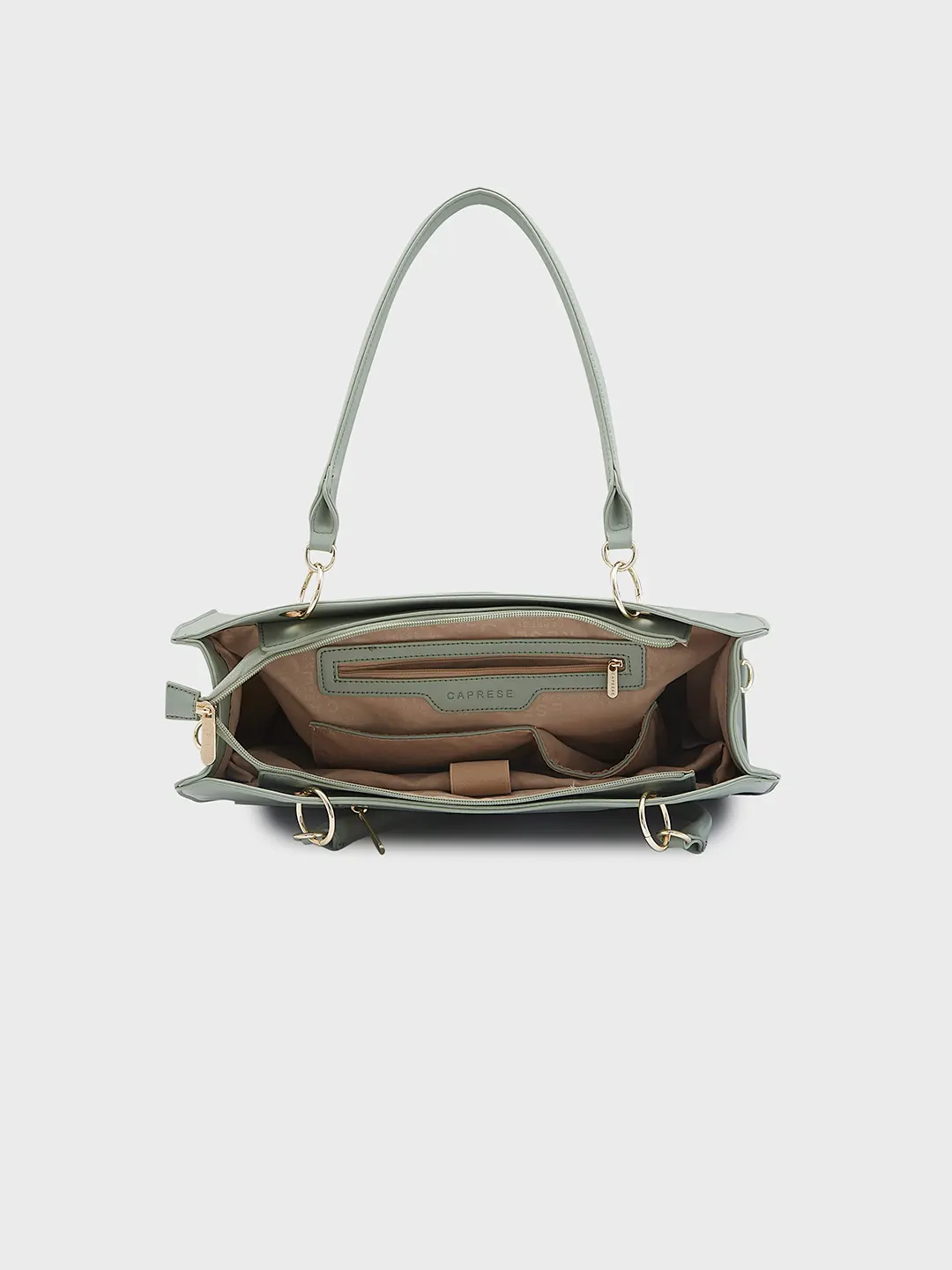 Caprese Capri Large Mint Laptop Satchel - Image 6