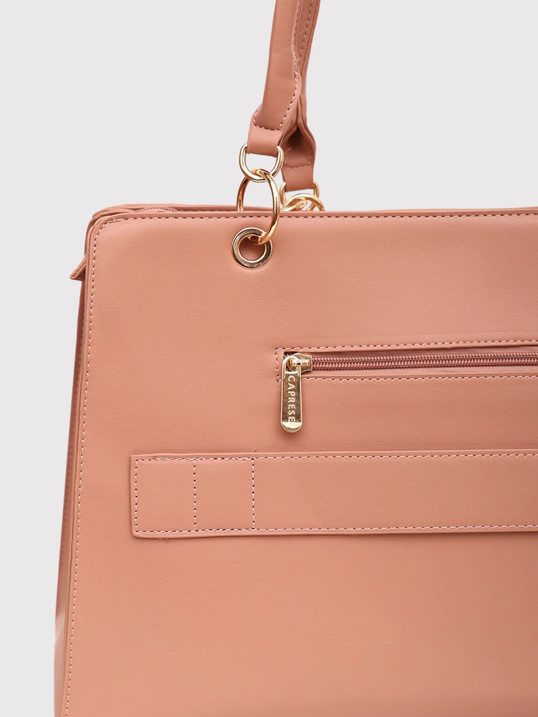 Caprese Capri Satchel Large Pink Laptop Bag - Image 11