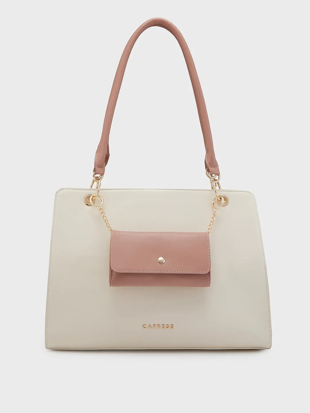 Caprese Capri Large Beige Satchel Bag