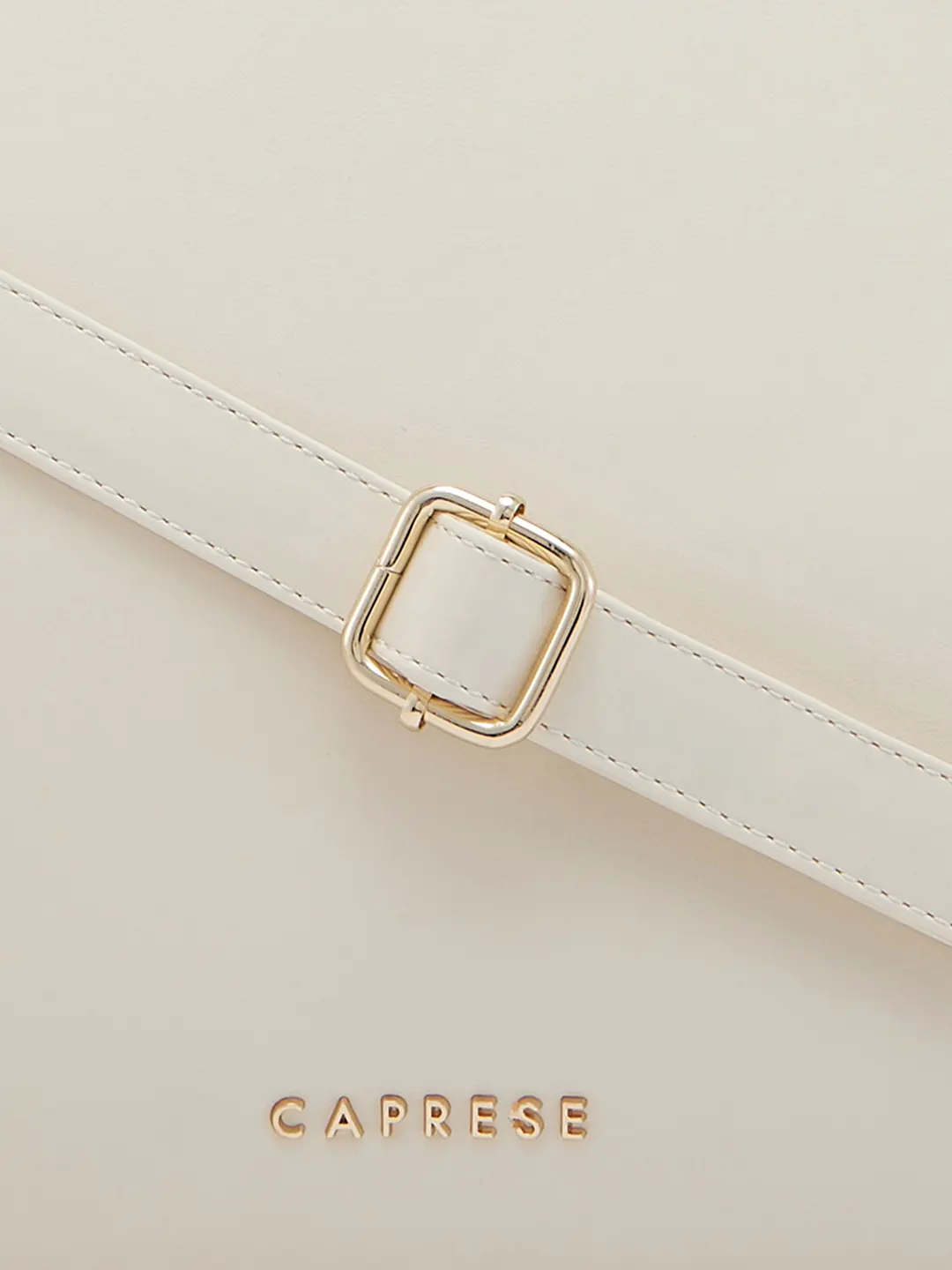 Caprese Capri Large Beige Satchel Bag - Image 11