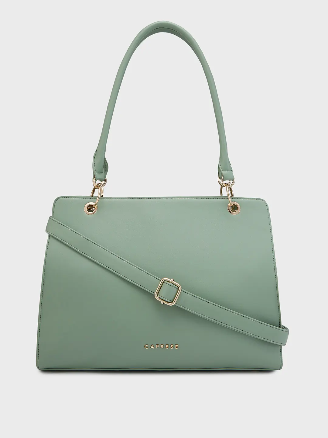 Caprese Capri Large Mint Satchel Bag - Image 3