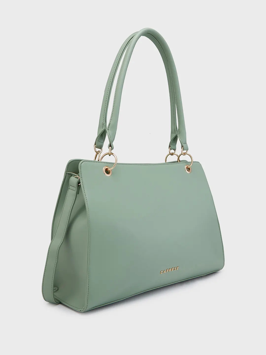 Caprese Capri Large Mint Satchel Bag - Image 4