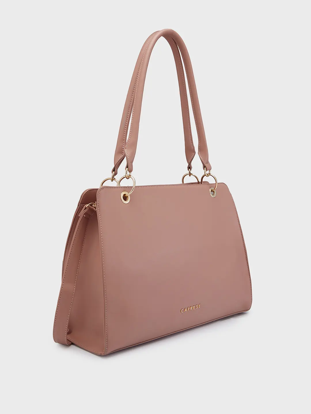 Caprese Capri Large Pink Satchel Bag - Image 4