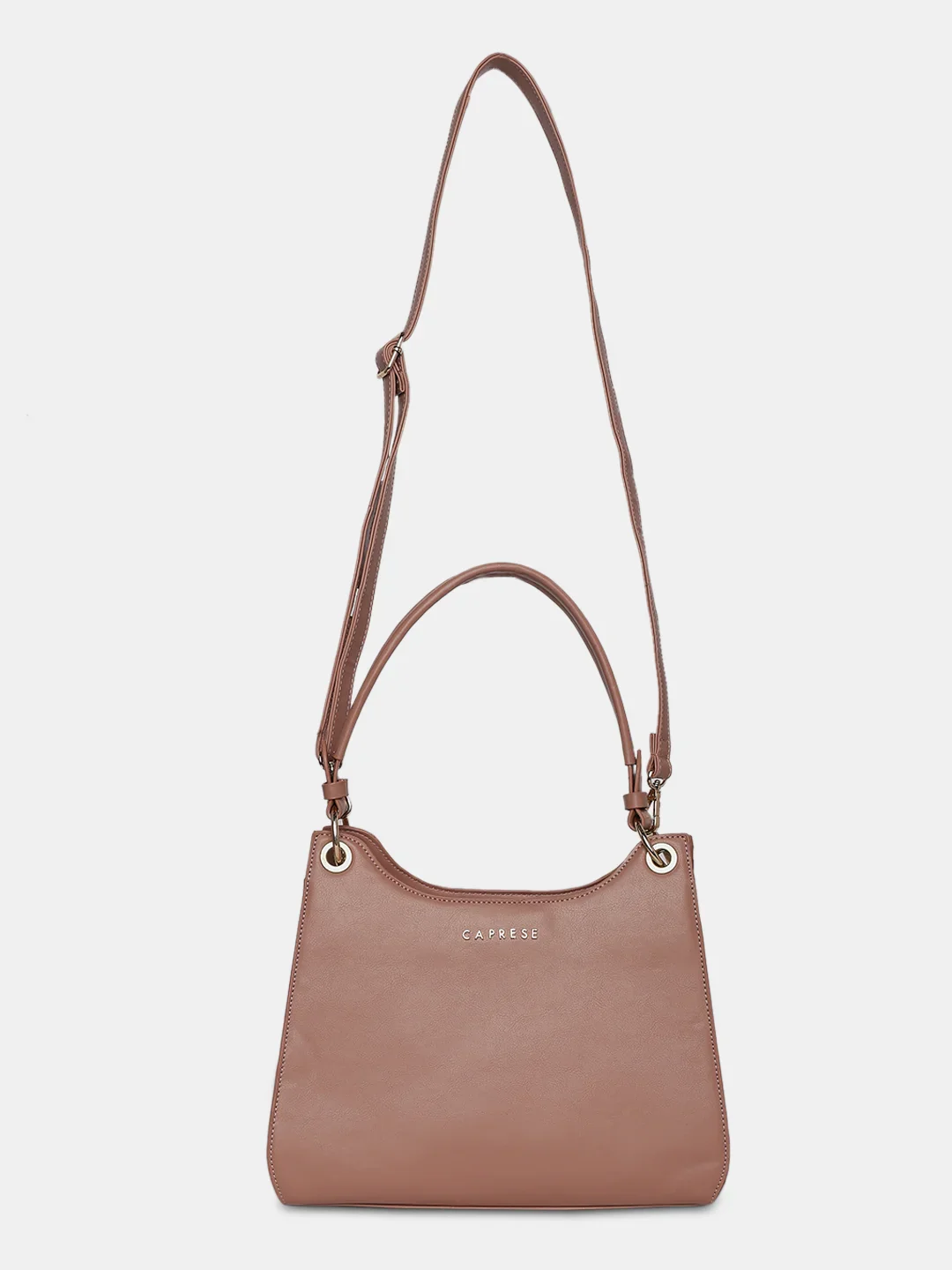 Caprese Capri Small Dusky Pink Satchel Bag - Image 12