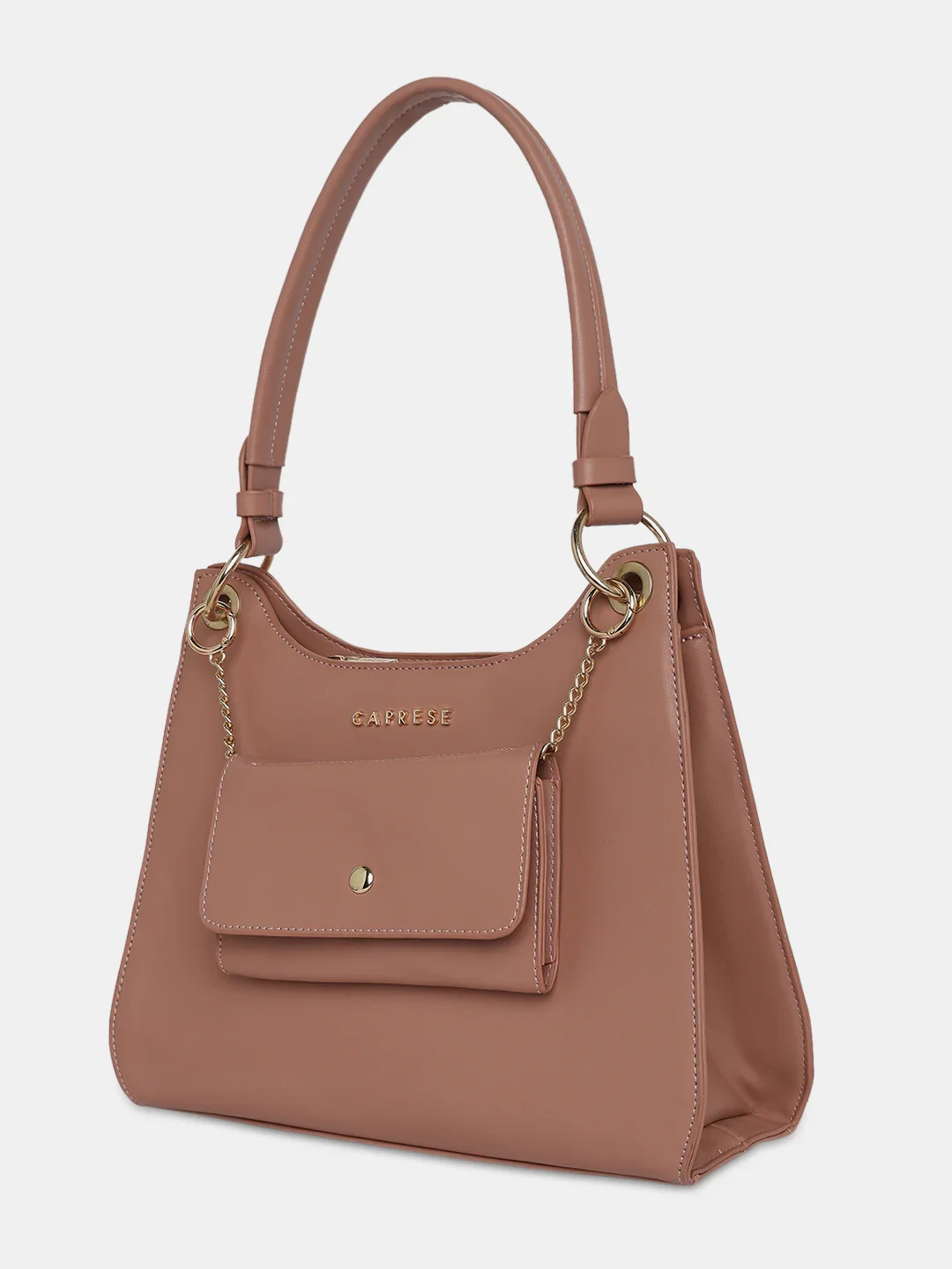 Caprese Capri Small Dusky Pink Satchel Bag - Image 6