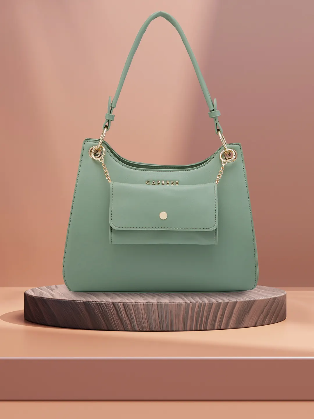 Caprese Capri Small Mint Satchel Bag - Image 2