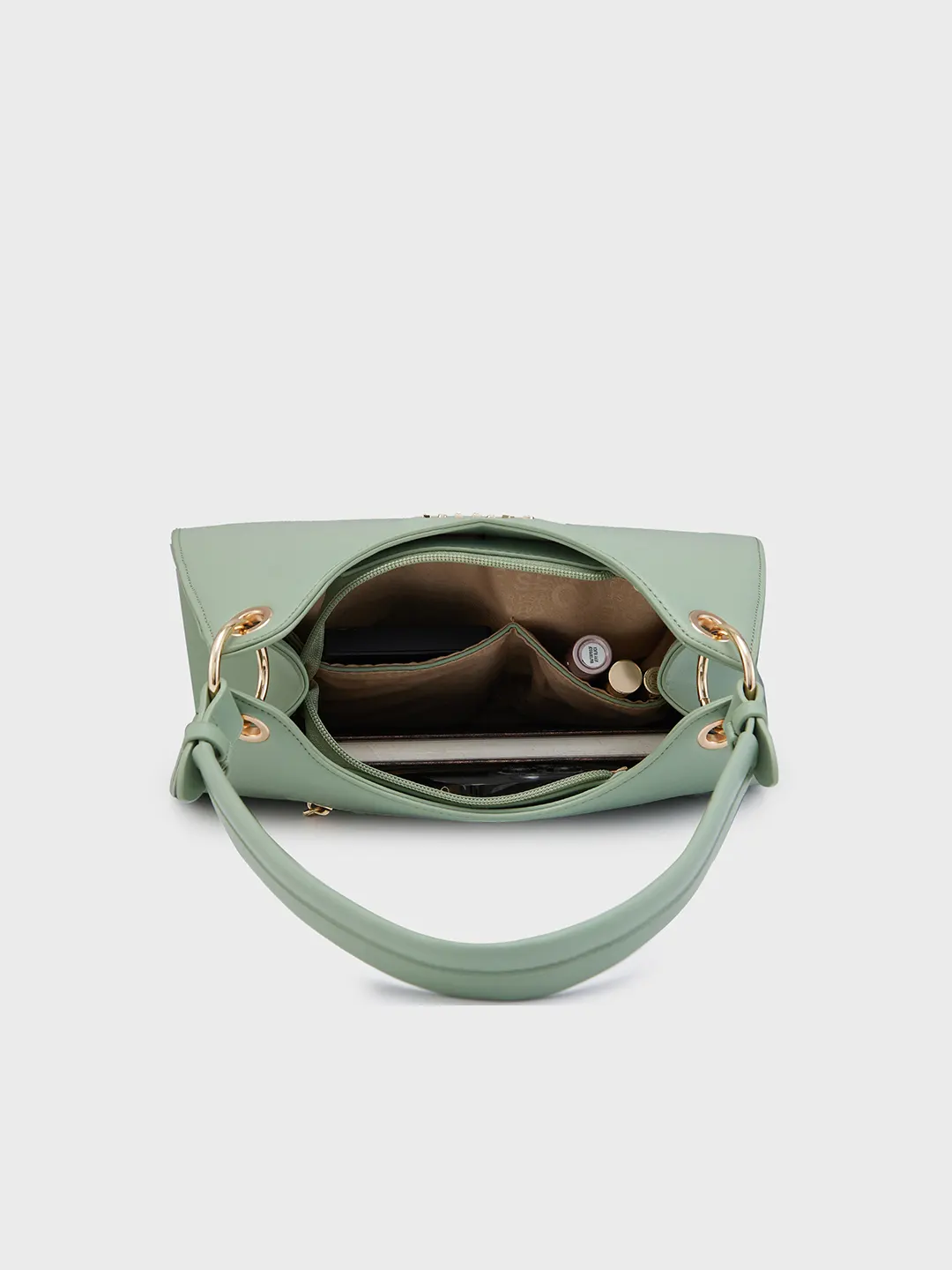 Caprese Capri Small Mint Satchel Bag - Image 9