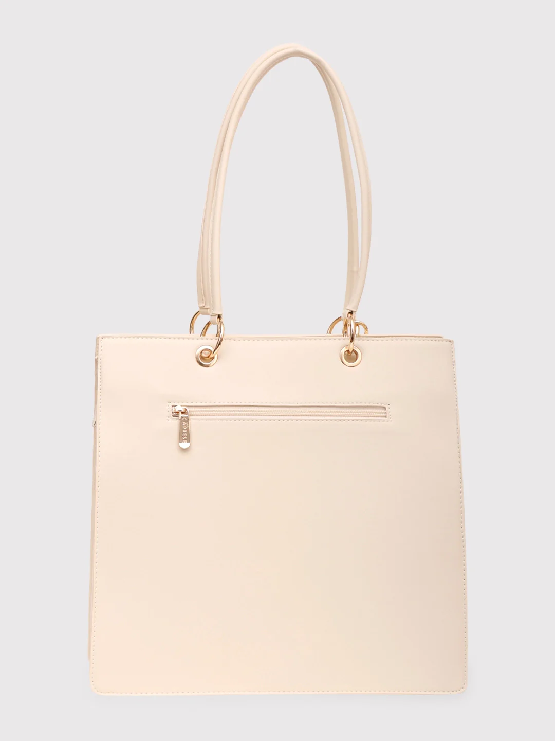 Caprese Capri Large Beige Tote Bag - Image 5