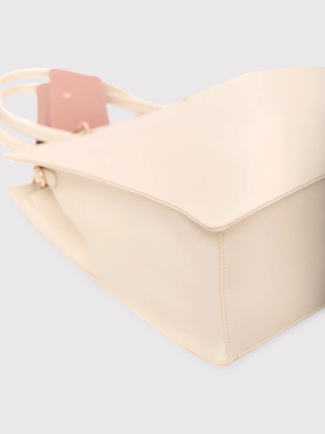 Caprese Capri Large Beige Tote Bag - Image 7