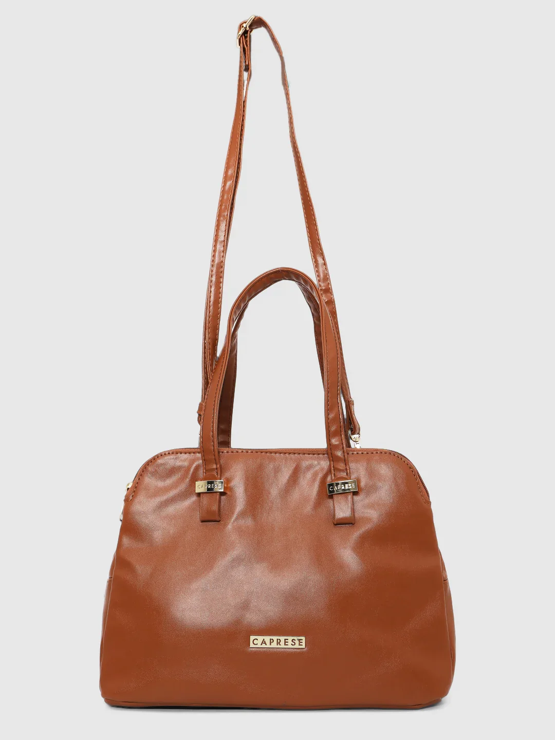 Caprese Carrie Medium Brown Satchel Bag