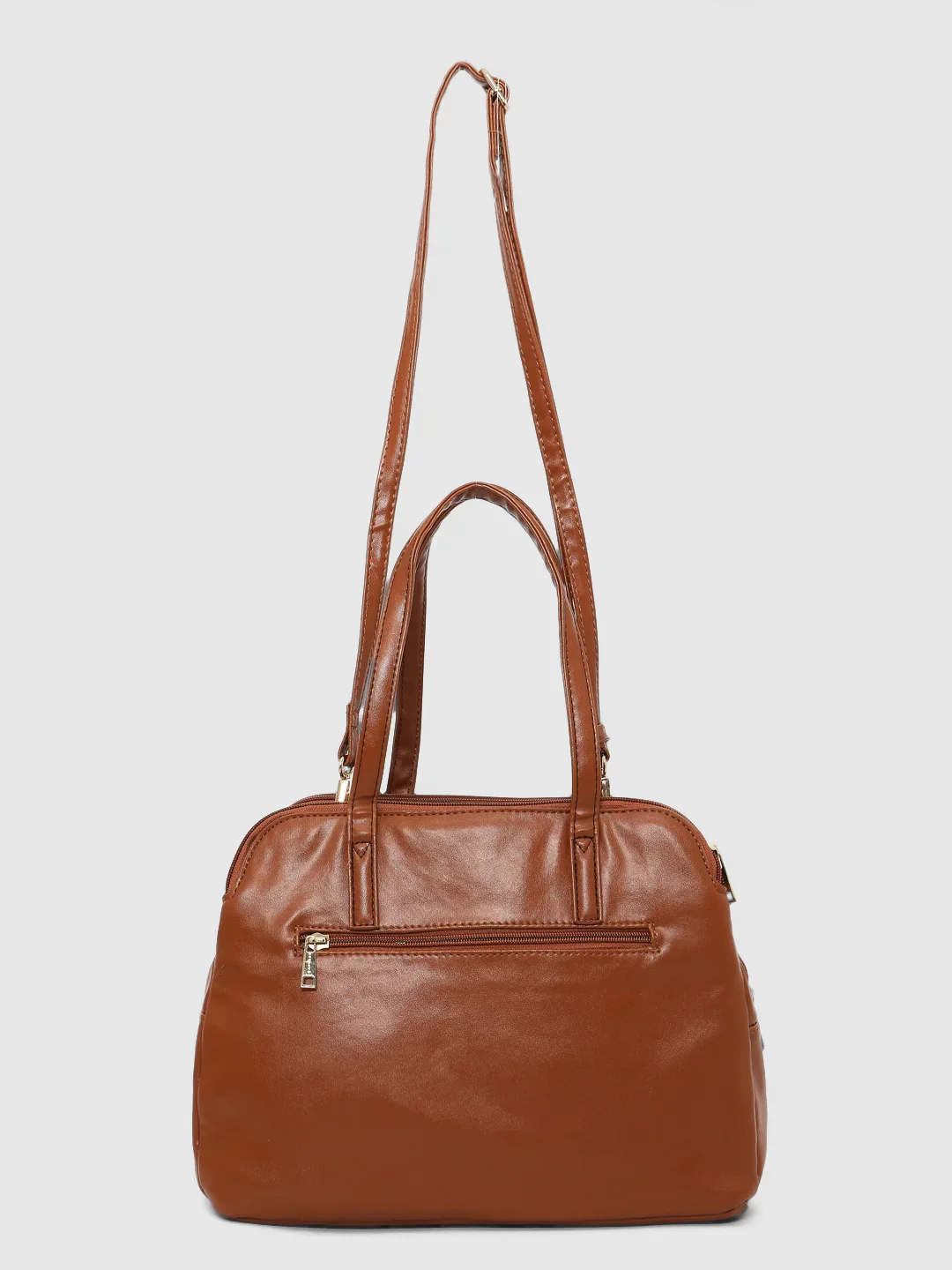 Caprese Carrie Medium Brown Satchel Bag - Image 3