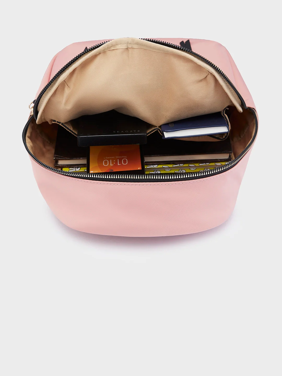 Caprese Carson Medium Pink Backpack - Image 9