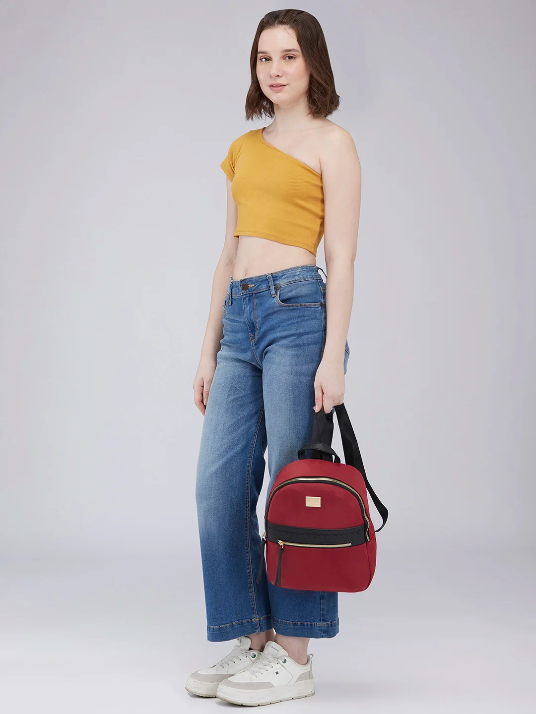 Caprese Carson Medium Red Backpack - Image 5