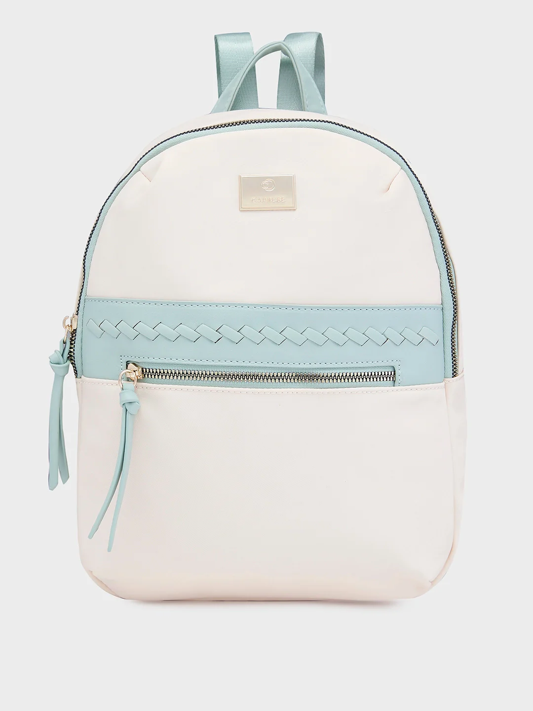 Caprese Carson Medium White Backpack