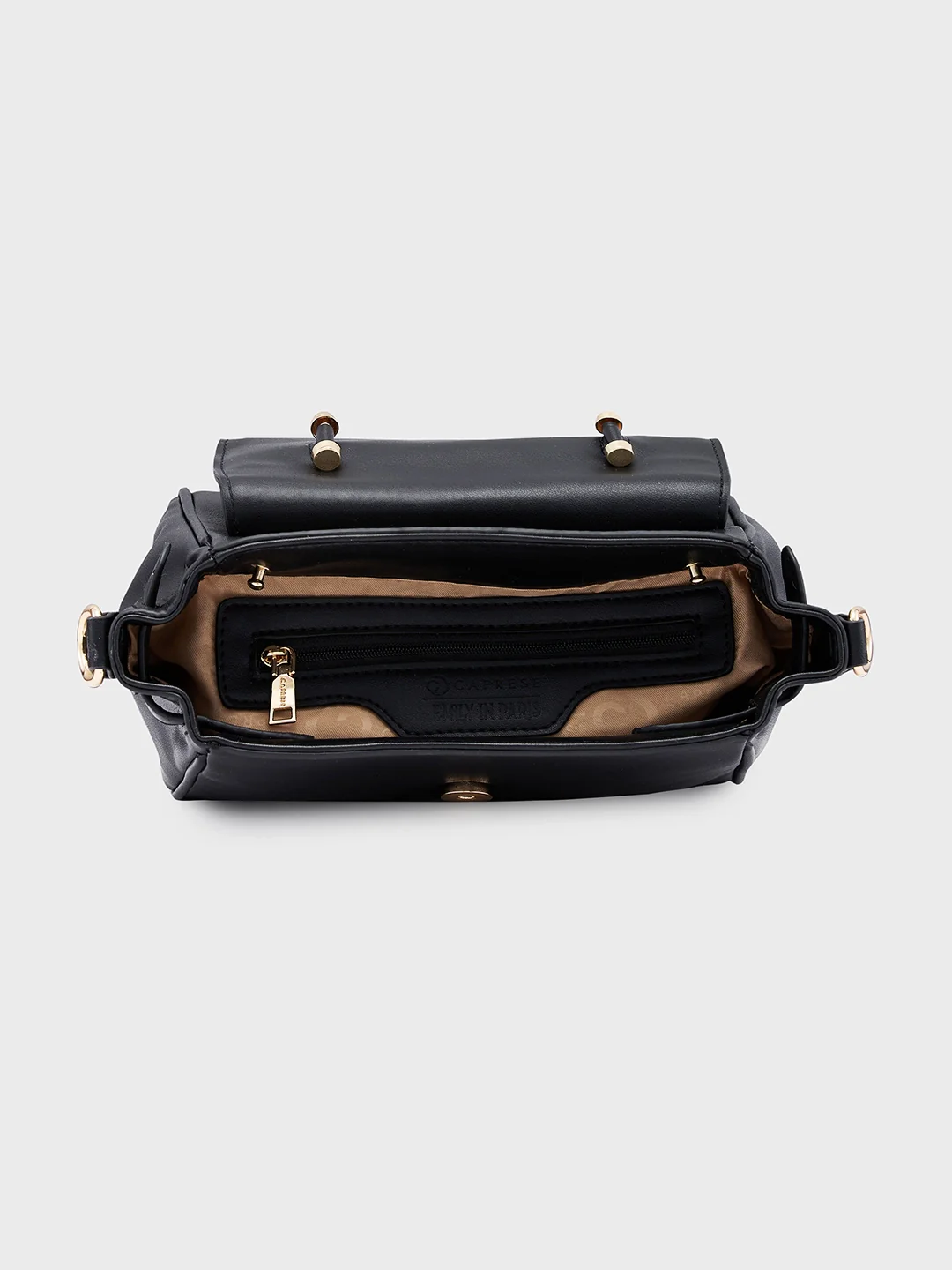 Caprese Casey Medium Black Sling Bag - Image 10