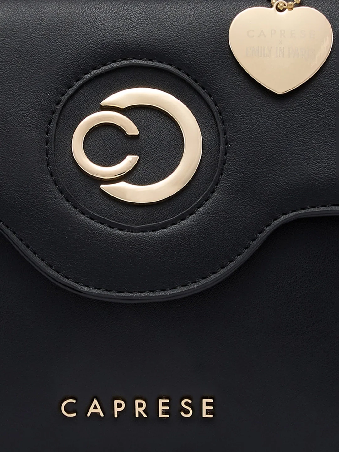 Caprese Casey Medium Black Sling Bag - Image 11