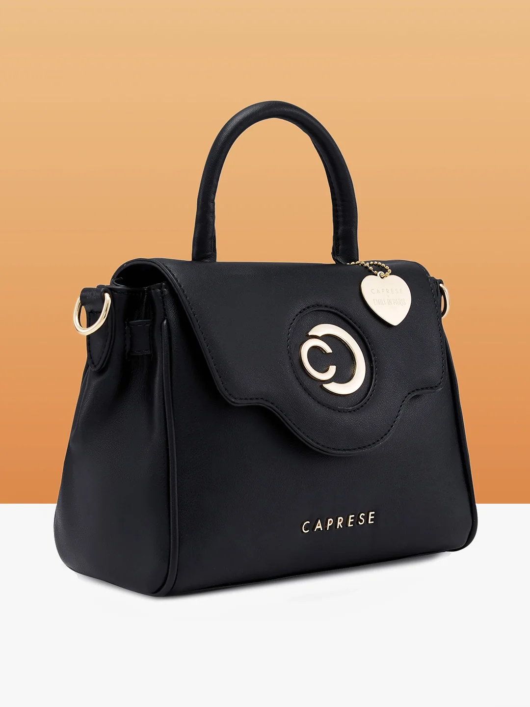 Caprese Casey Medium Black Sling Bag - Image 5