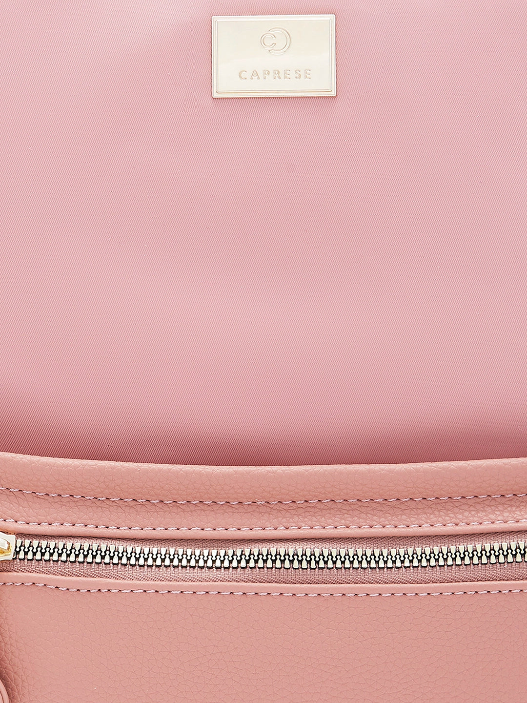 Caprese Casper Medium Pink Casual Backpack - Image 9