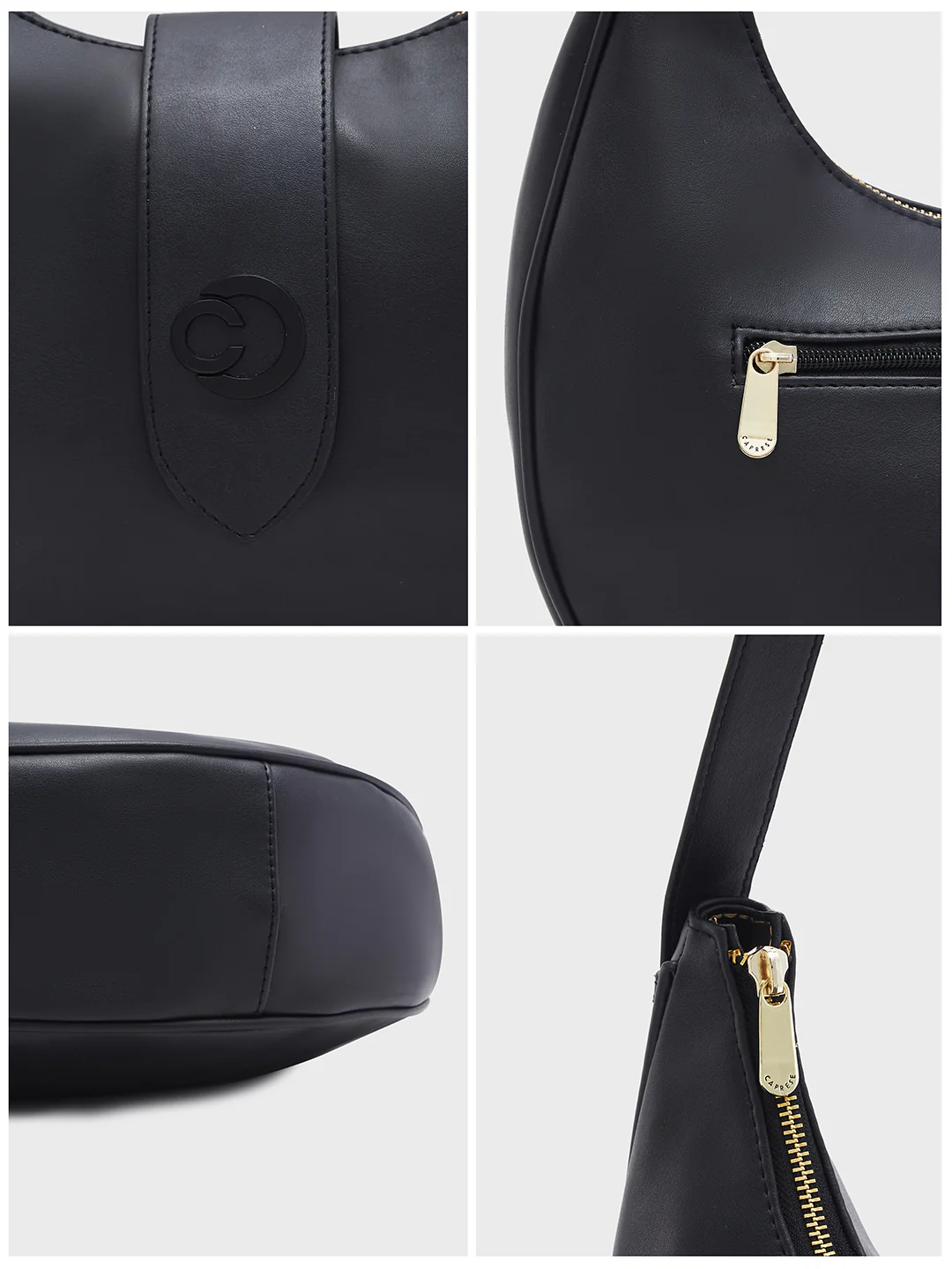 Caprese Celia Large  Black Crossbody Bag - Image 12