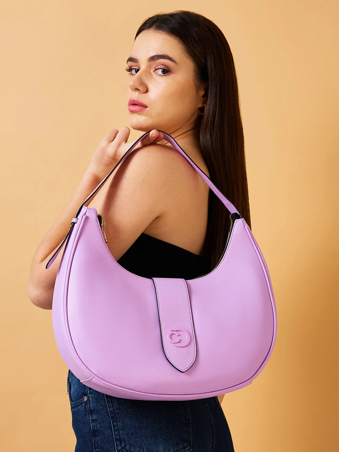 Caprese Celia Large  Mauve Hobo Bag - Image 10