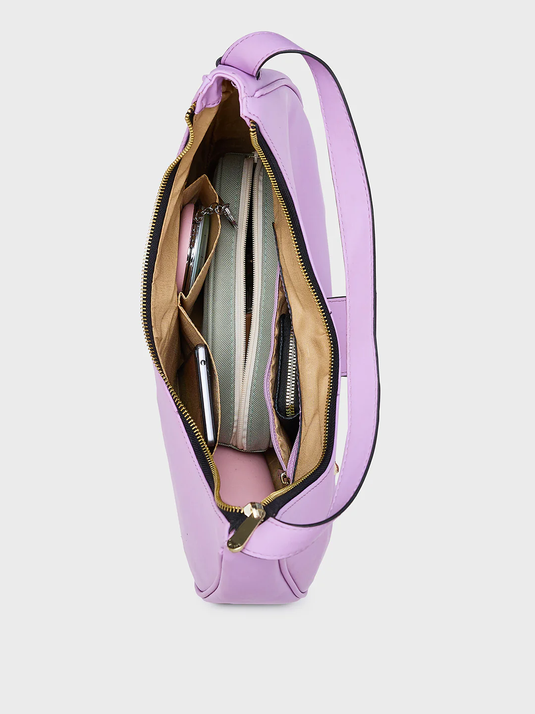 Caprese Celia Large  Mauve Hobo Bag - Image 8