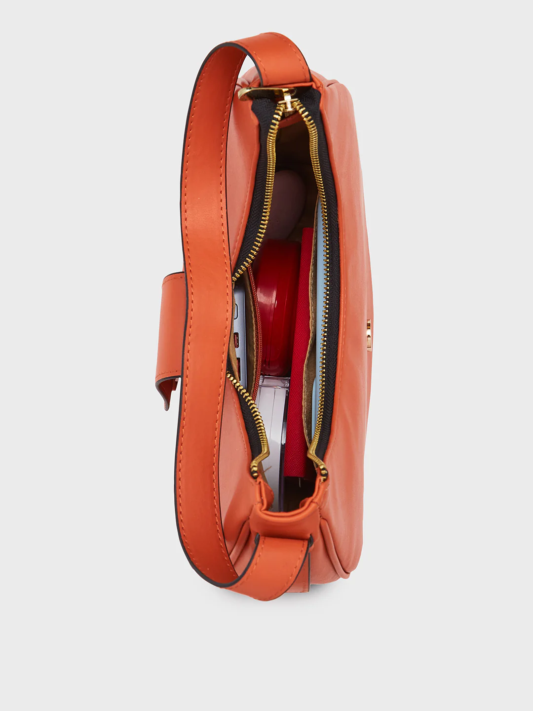 Caprese Celia Small Rust Hobo Bag - Image 8