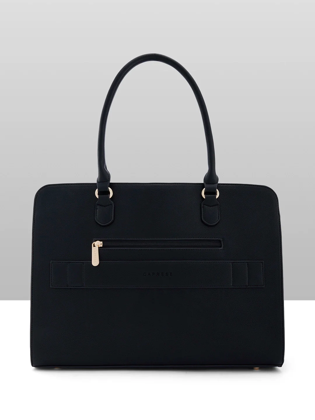Caprese Chelsea Large Black Laptop Bag Bag - Image 7