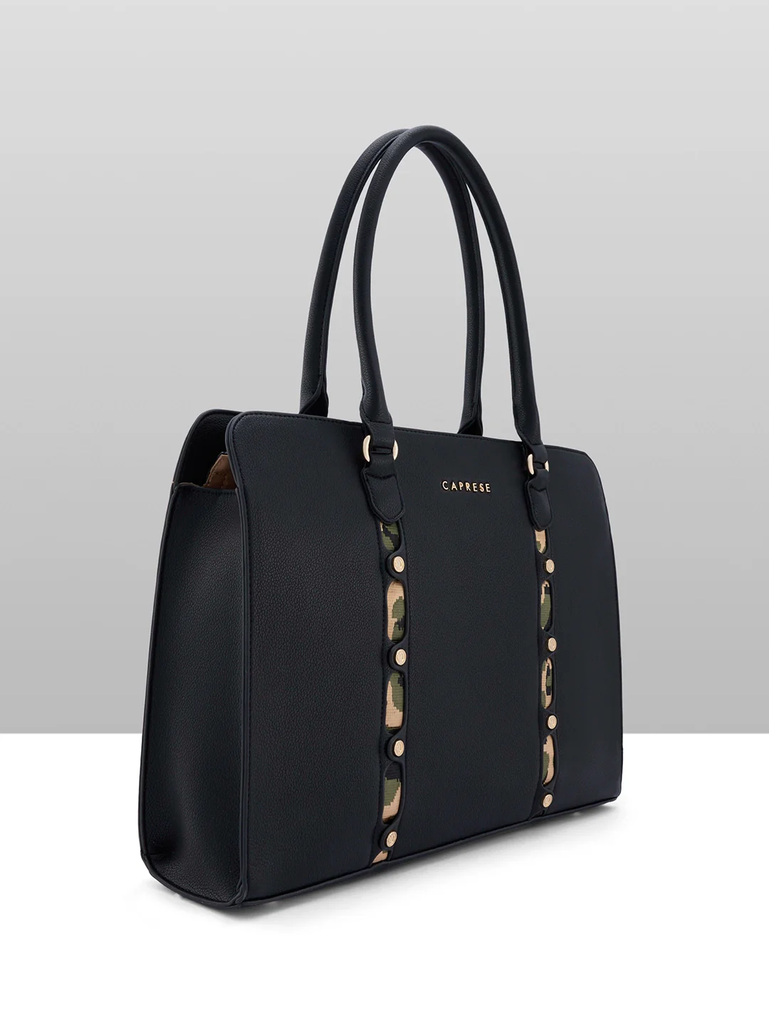 Caprese Chelsea Large Black Laptop Bag Bag - Image 8