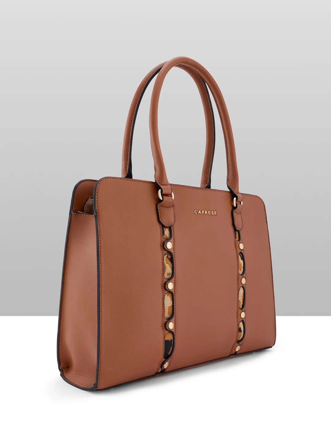 Caprese Chelsea Large Tan Laptop Bag Bag - Image 13