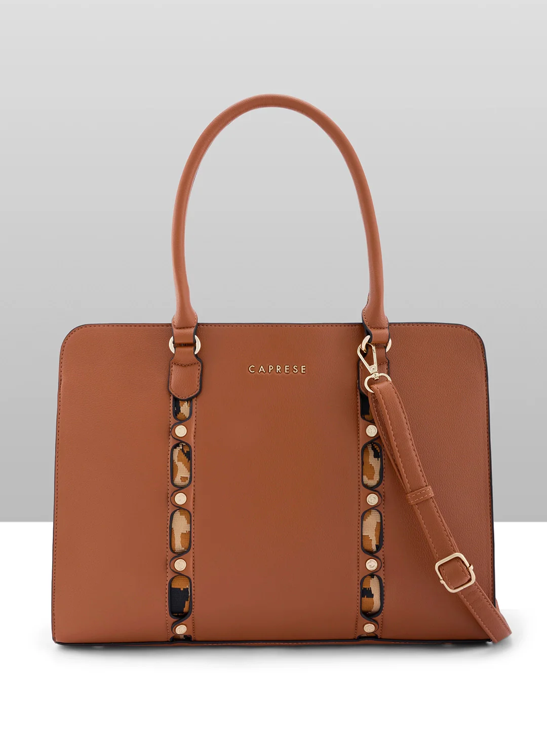 Caprese Chelsea Large Tan Laptop Bag Bag - Image 4