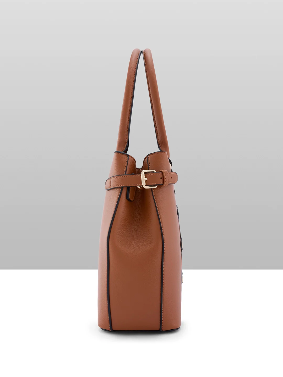 Caprese Chelsea Large Tan Satchel Bag - Image 12