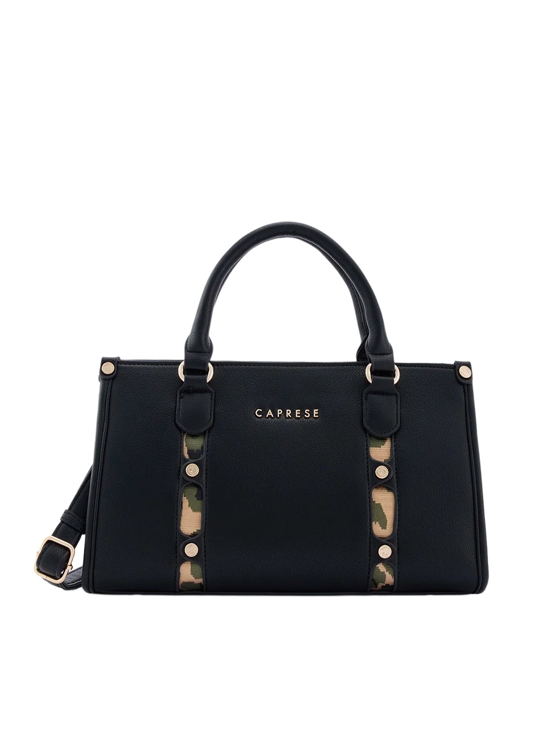 Caprese Chelsea Medium Black Satchel Bag