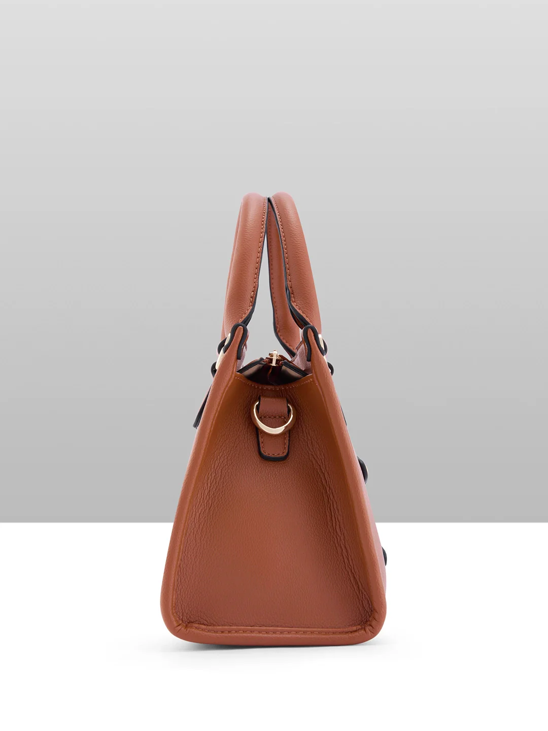 Caprese Chelsea Medium Tan Satchel Bag - Image 13