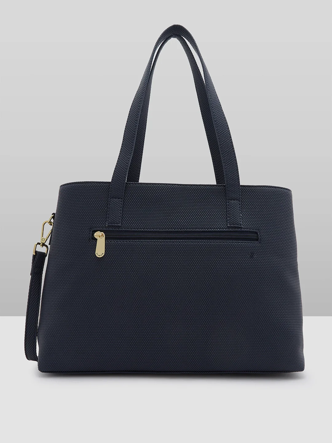 Caprese Cherry Medium Blue Satchel Bag - Image 4