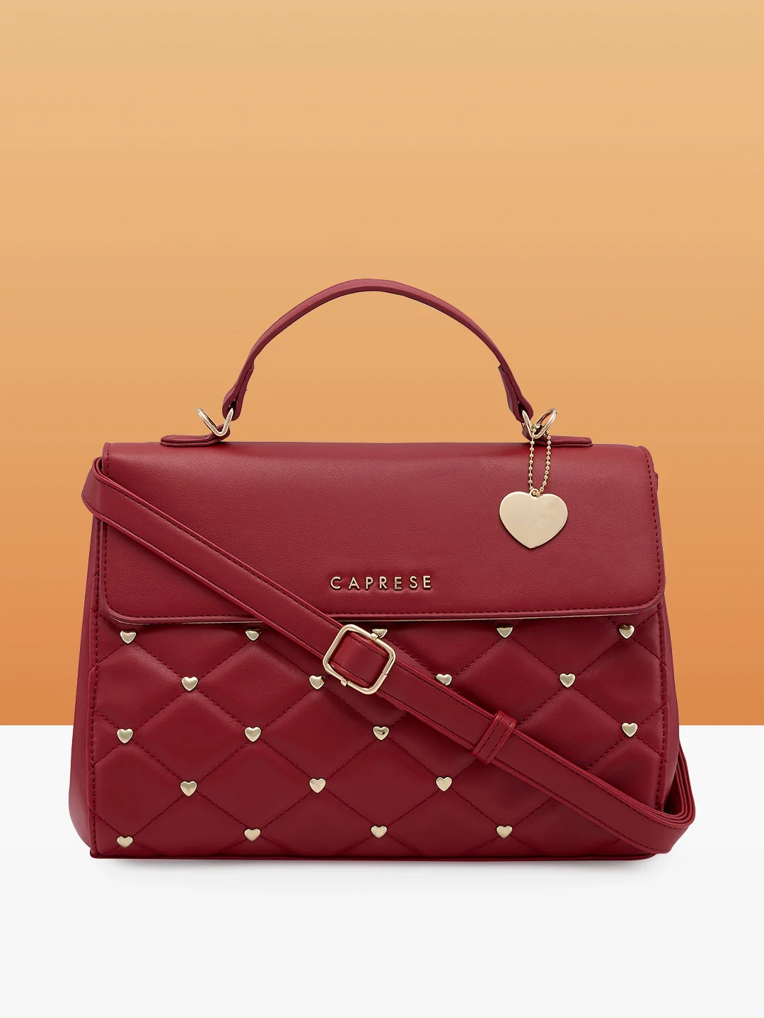 Caprese Cheryl Large Red Satchel Bag - Image 14