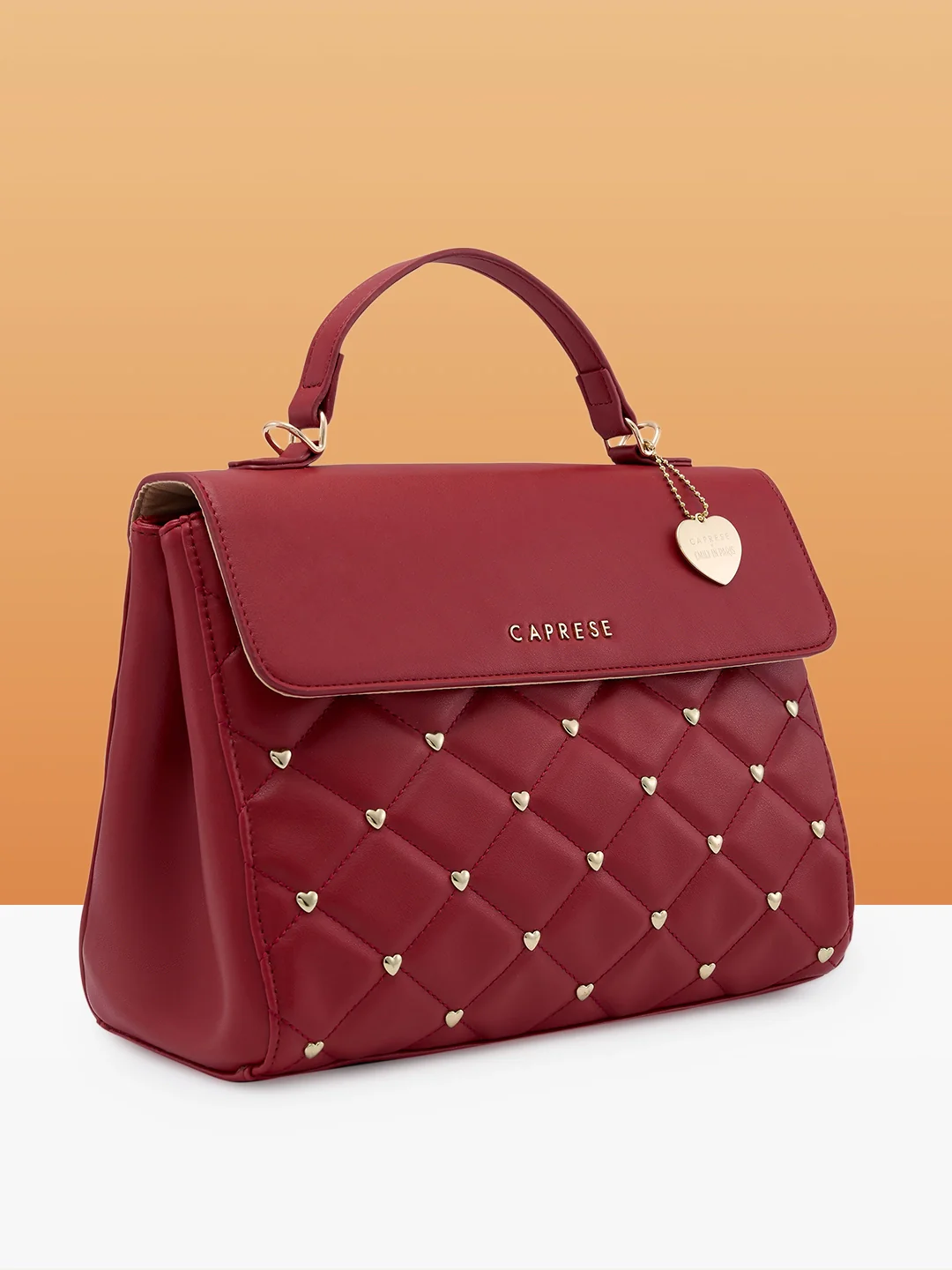 Caprese Cheryl Large Red Satchel Bag - Image 5