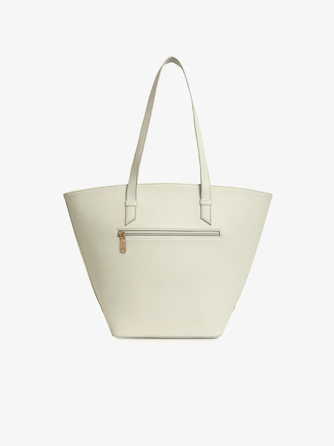 Caprese Chloe Large Grey Satchel Bag - Image 3