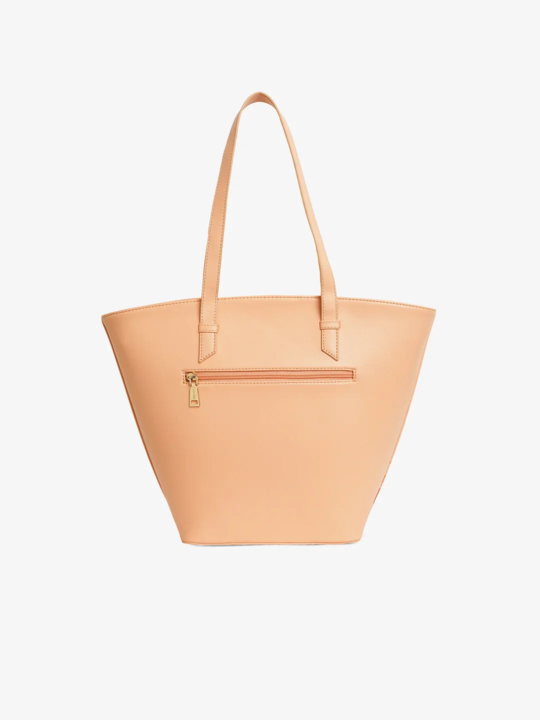 Caprese Chloe Large Orange Satchel Bag - Image 3