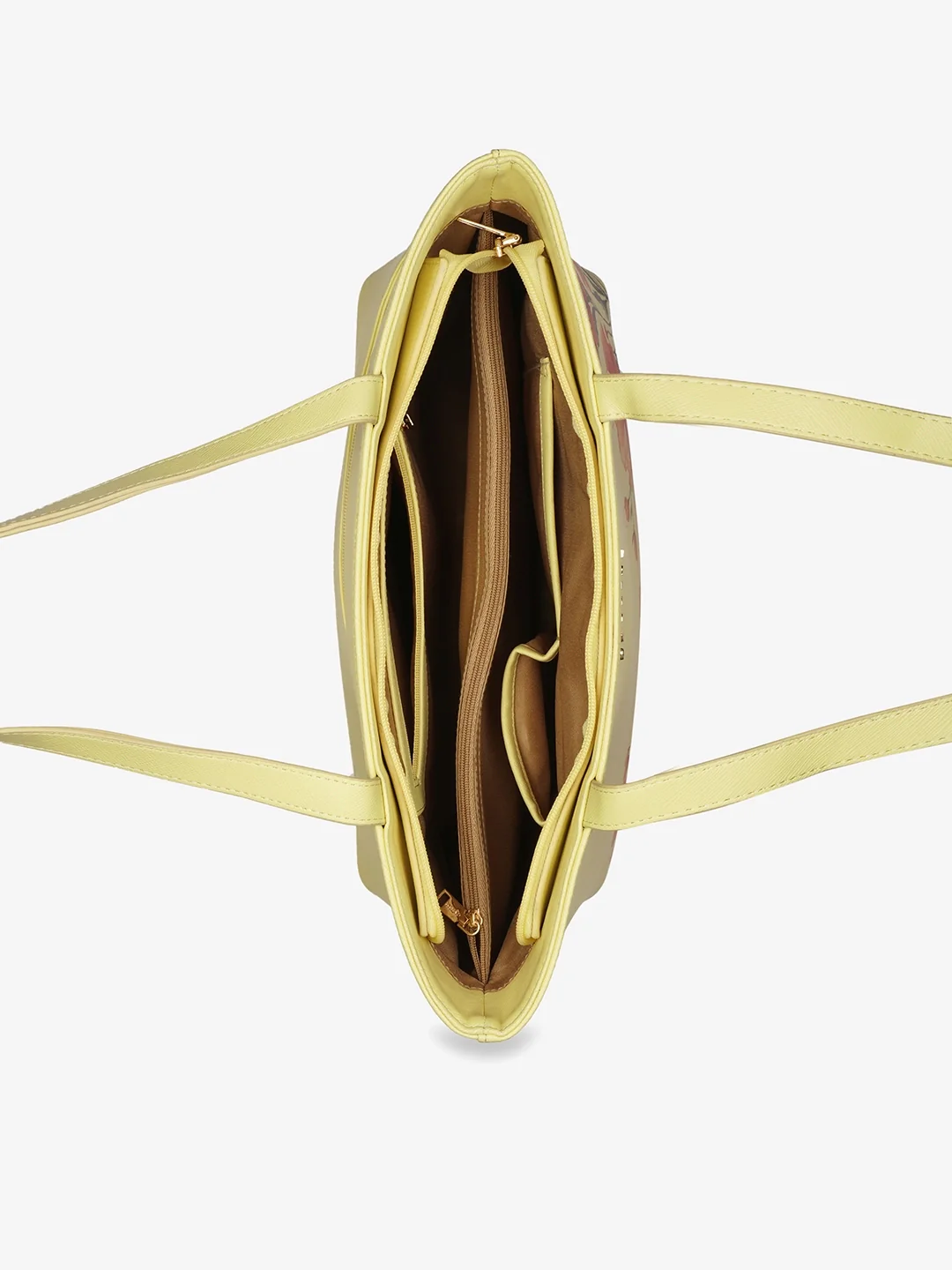 Caprese Chloe Large Yellow Tote Bag - Image 7