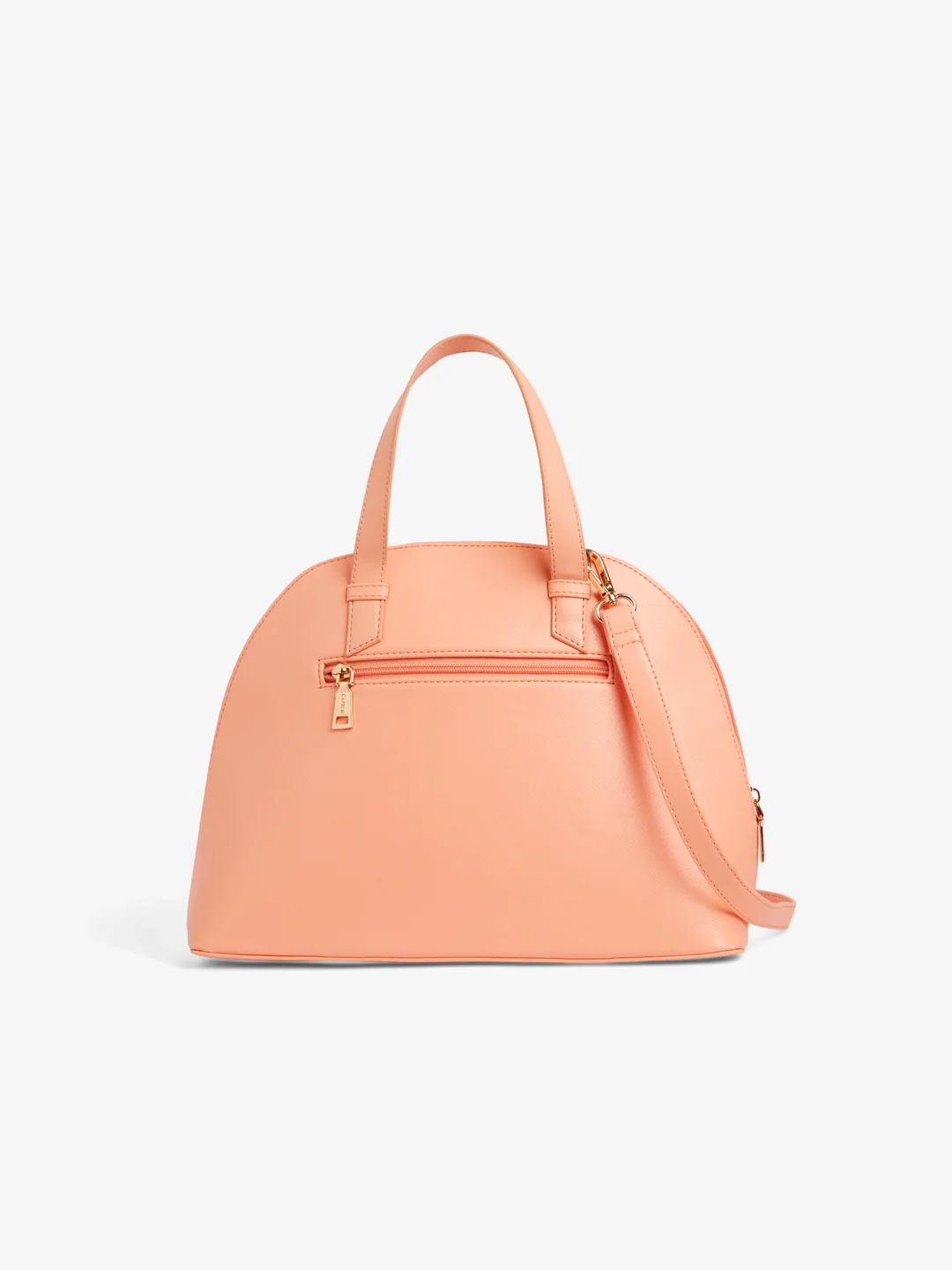 Caprese Chloe Medium Orange Satchel Bag - Image 5