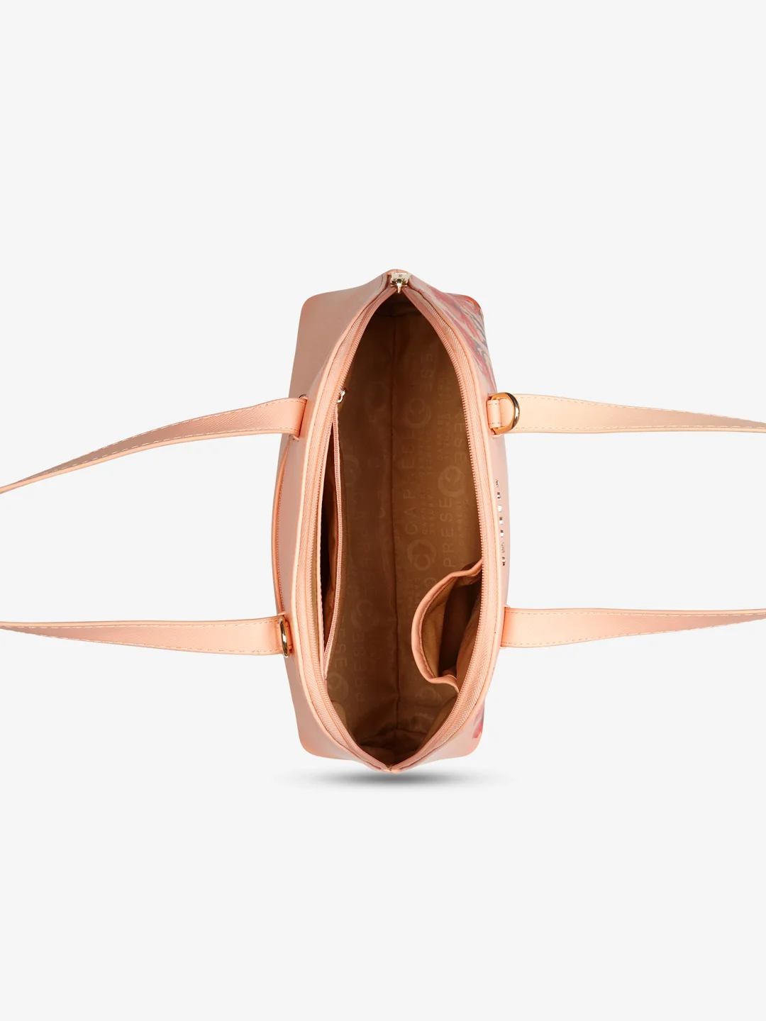 Caprese Chloe Medium Orange Satchel Bag - Image 7