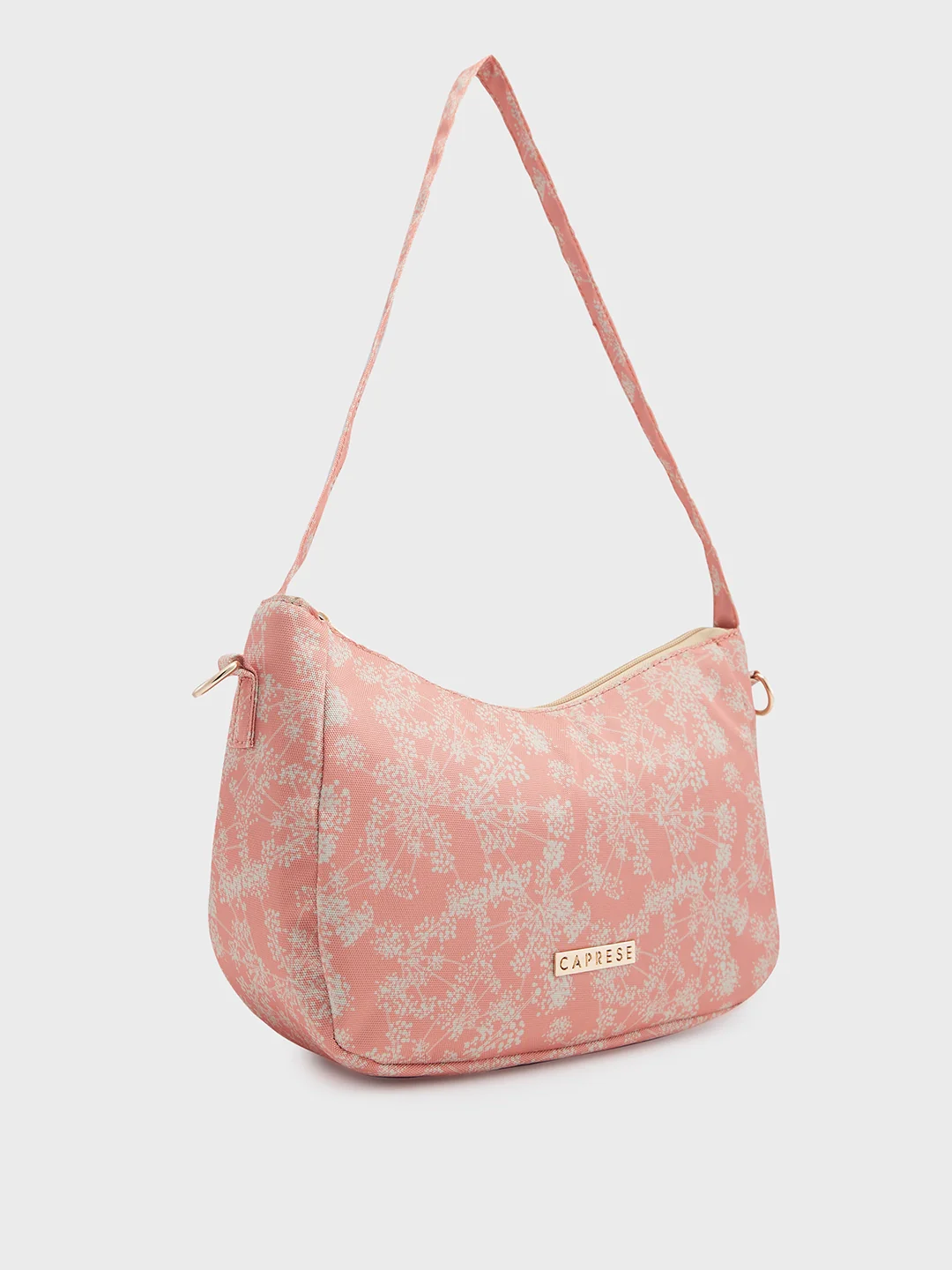 Caprese Chrysan Medium Coral Sling Bag - Image 4