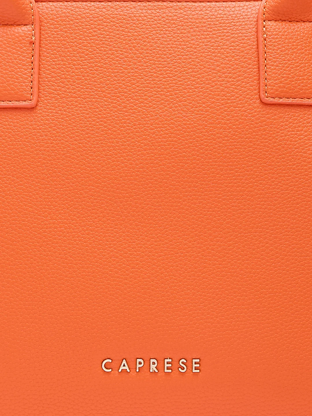Caprese Cindy Large Orange Tote Bag - Image 10