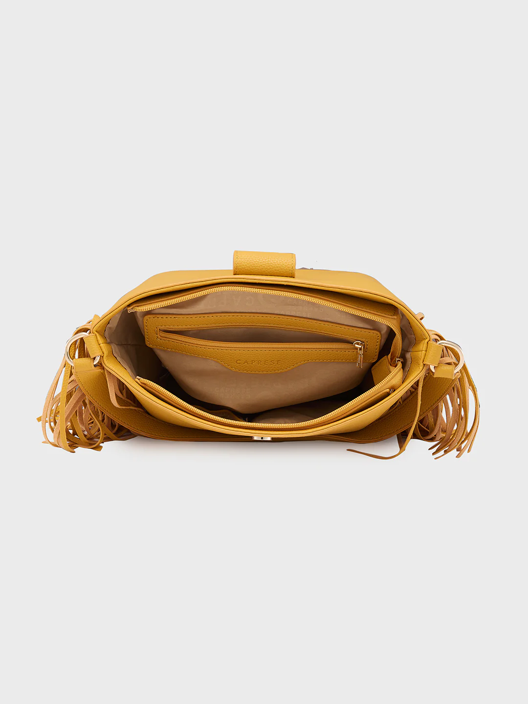 Caprese Cindy Medium Yellow Hobo Bag - Image 2