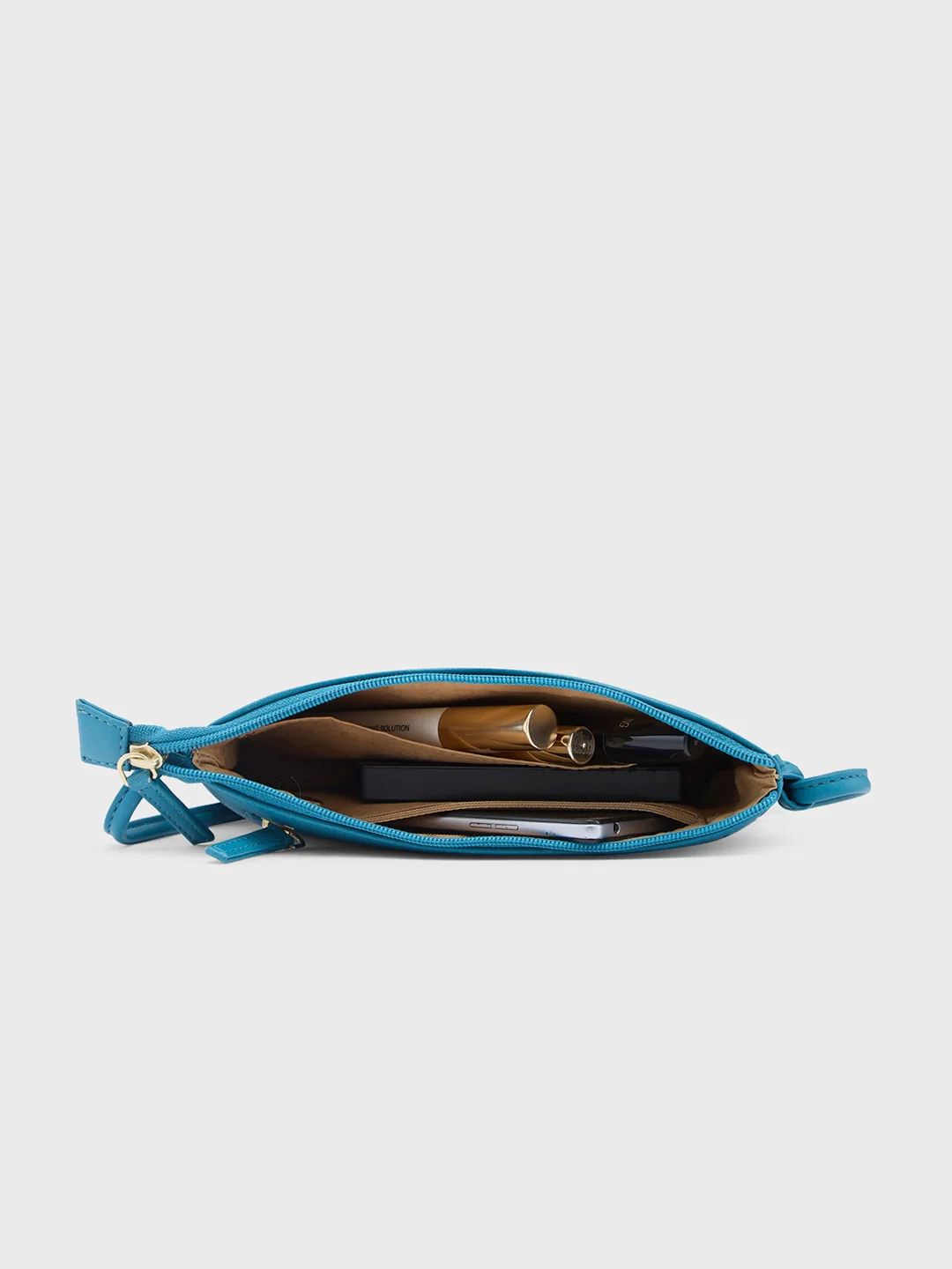 Caprese Clairice Medium Teal Sling Bag - Image 11