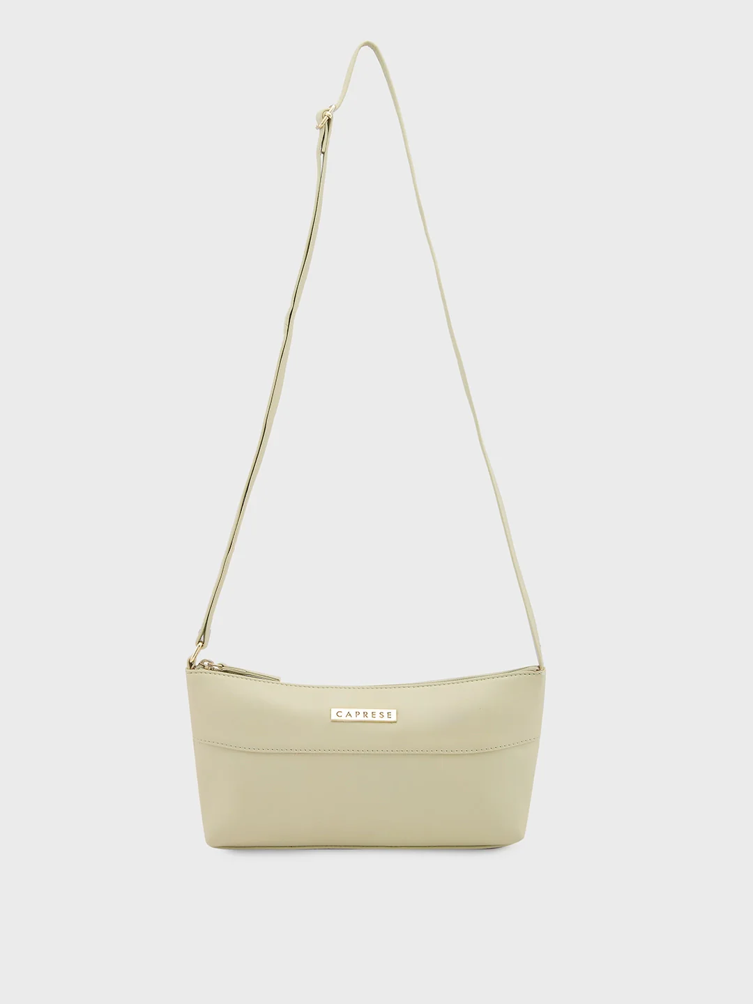 Caprese Clairice Small Pastel Green Sling Bag - Image 14