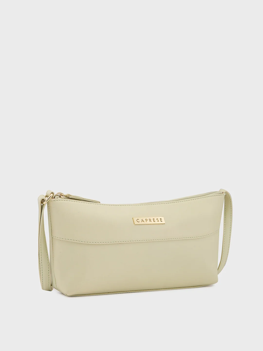 Caprese Clairice Small Pastel Green Sling Bag - Image 6