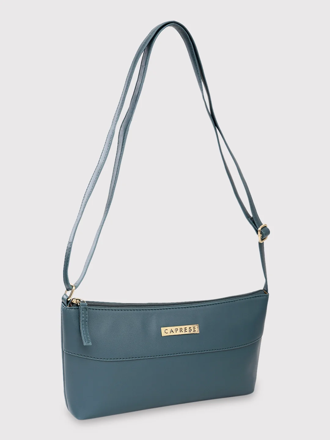 Caprese Clairice Small Teal Sling Bag - Image 6