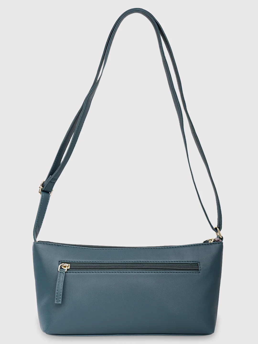 Caprese Clairice Small Teal Sling Bag - Image 7